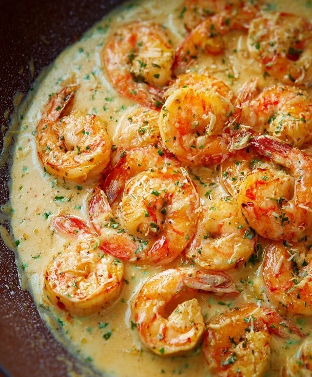 Creamy Garlic Shrimp
