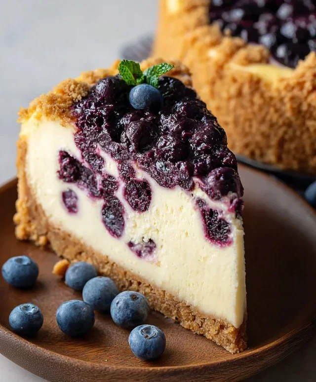 Blueberry Crum extract extractble Cheesecake
