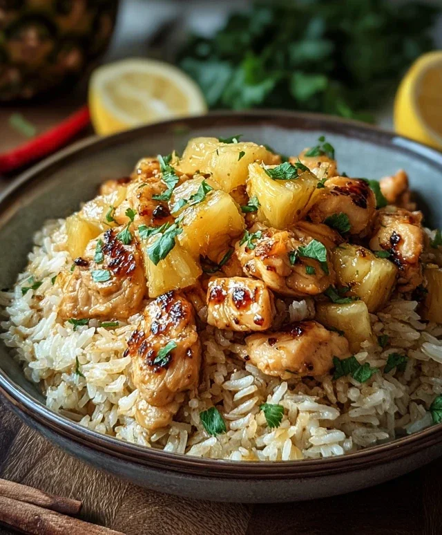 Pineapple Chicken and Rice