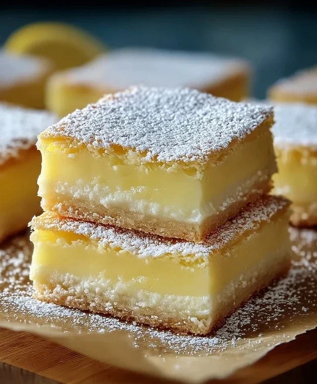 Vanilla Custard Cream Squares