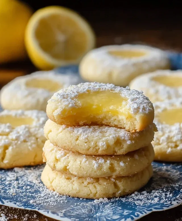 Lemon Bar Butter Cookies