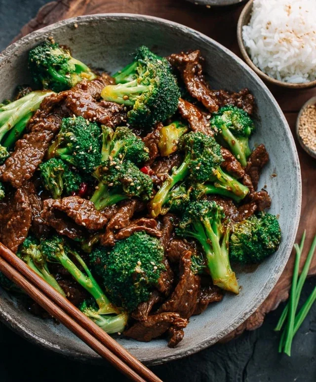 Chinese Beef and Broccoli (牛肉炒西兰花)