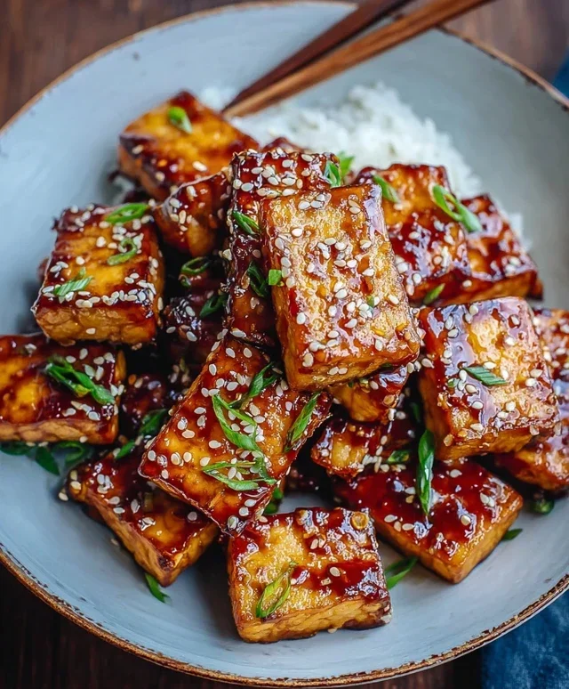Crispy Sticky Tofu