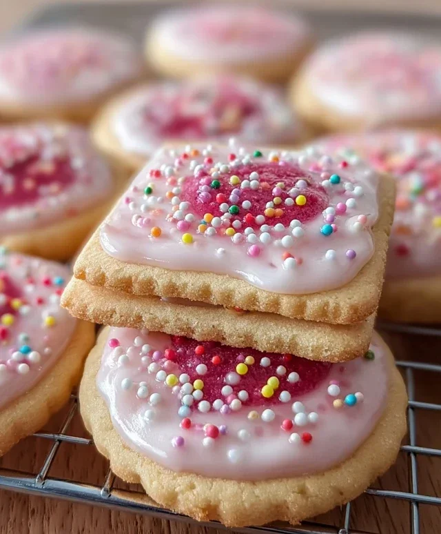 Frosted Pop-Tart Cookies