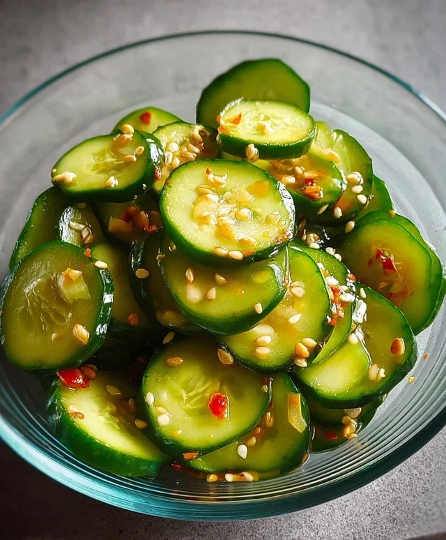 Easy Asian Cucumber Salad