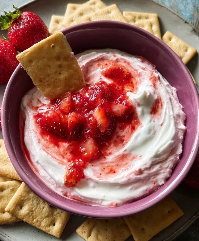Strawberry Cheesecake Dip
