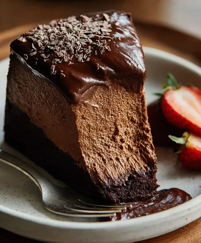 Vegan Chocolate Mousse Cake