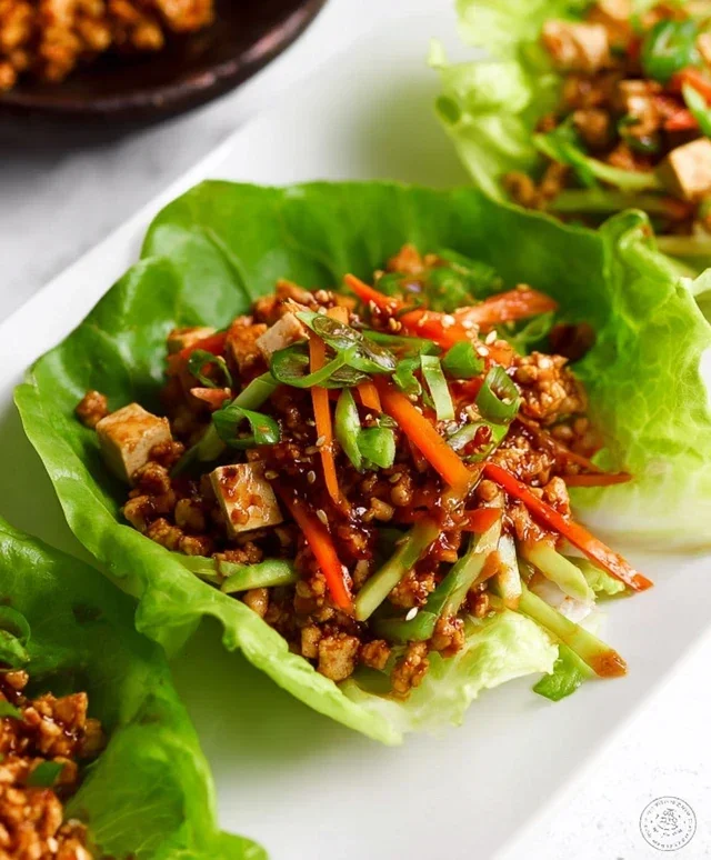 Tofu Lettuce Wraps