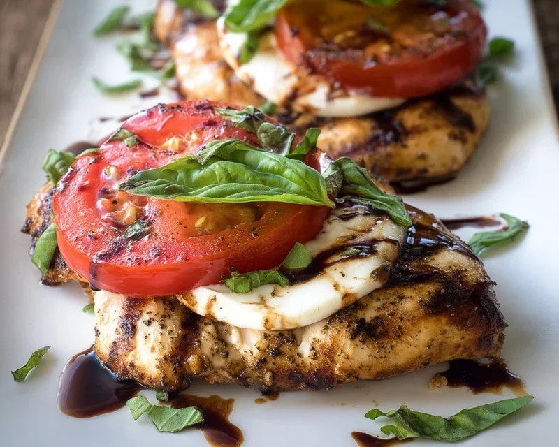 Grilled Chicken Caprese