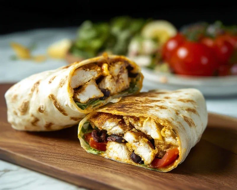 Chipotle Ranch Grilled Chicken Burrito