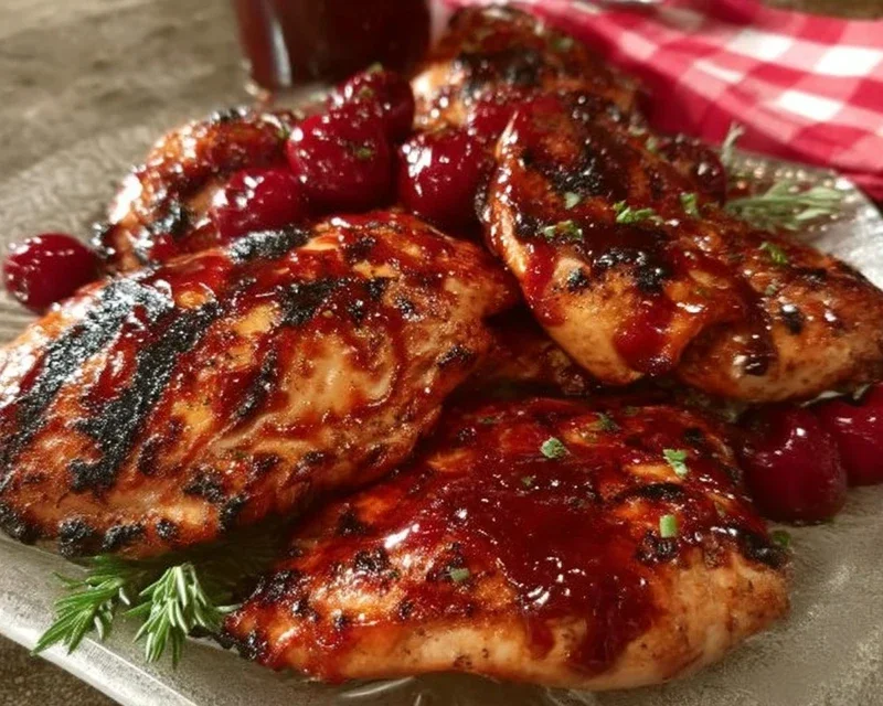 Cherry Dr. Pepper Grilled Chicken