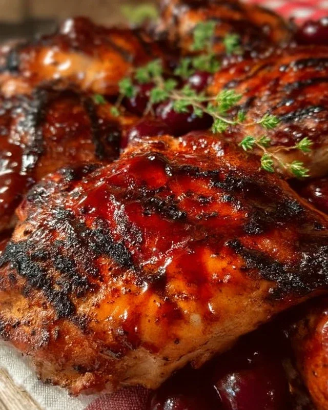 Cherry Dr. Pepper Grilled Chicken