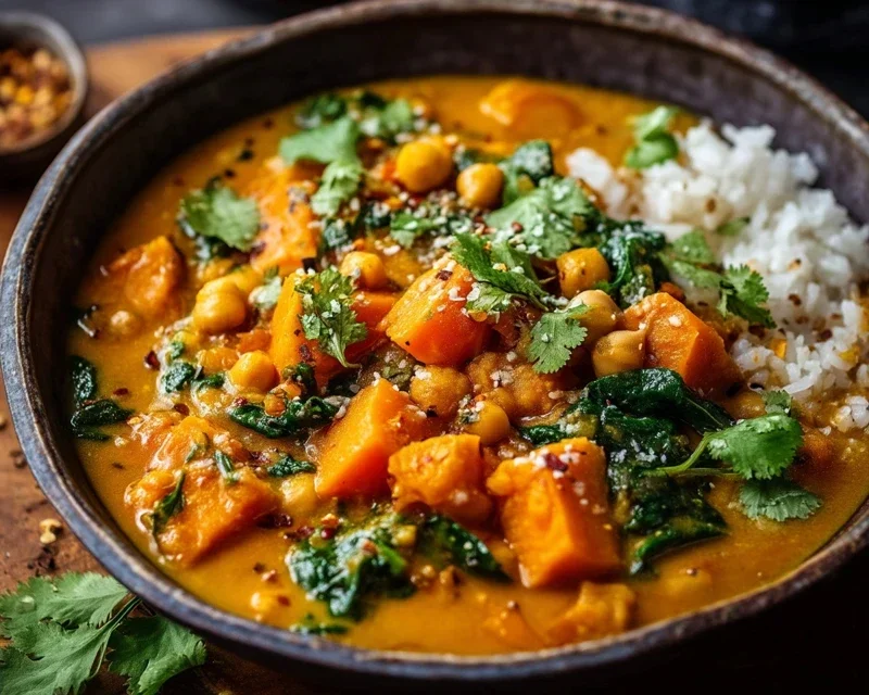 Sweet Potato and Chickpea Curry