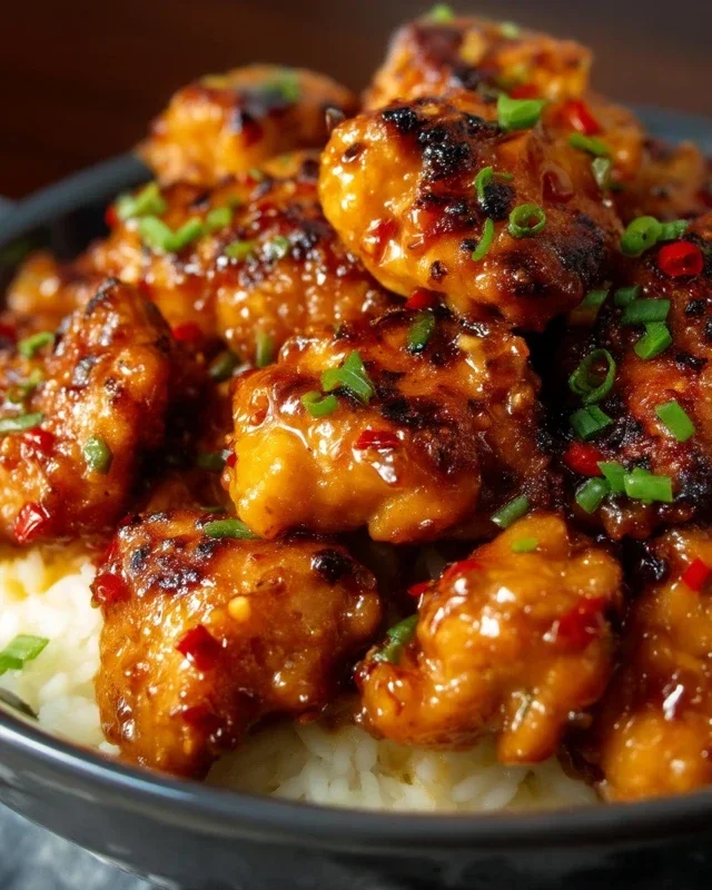 Sweet and Spicy Honey Pepper Chicken