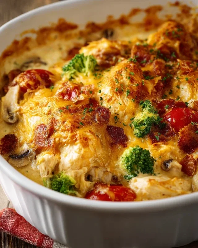 Easy Low Carb Chicken Casserole