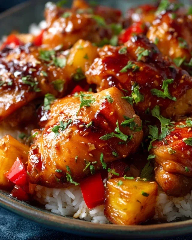 Hawaiian Chicken Sheet Pan