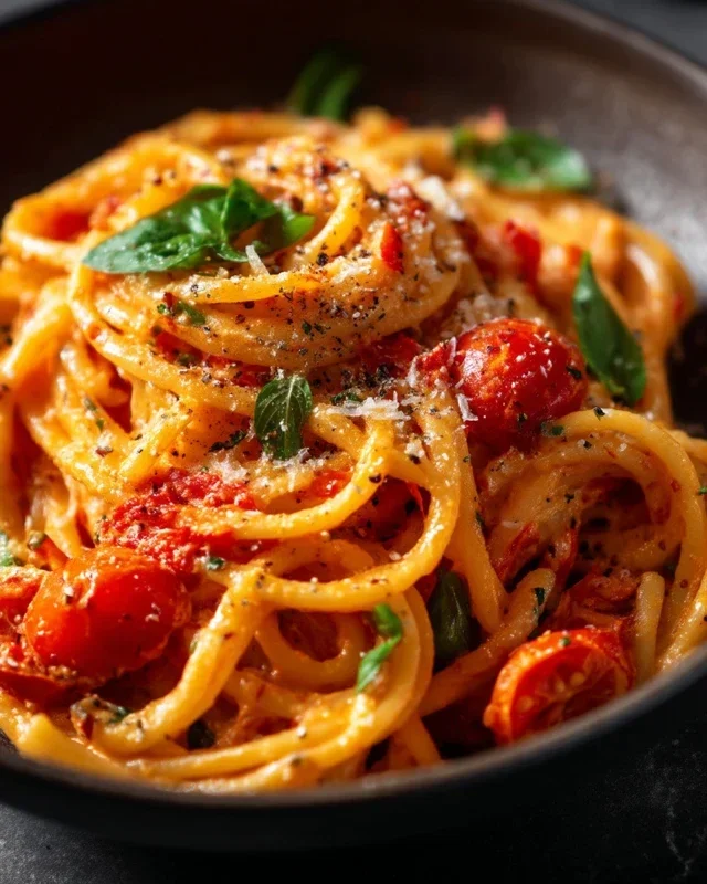 Easy One Pot Creamy Tomato Pasta
