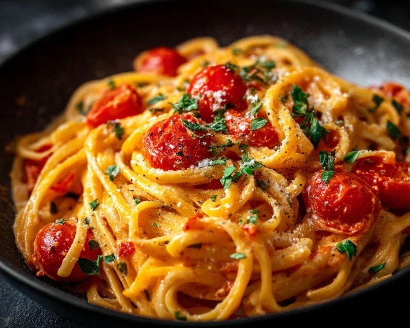 Easy One Pot Creamy Tomato Pasta