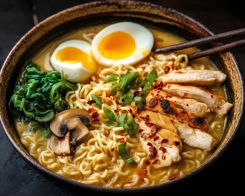 Creamy Garlic Chicken Ramen: An Incredible Ultimate Recipe