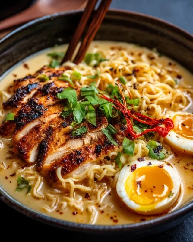 Creamy Garlic Chicken Ramen: An Incredible Ultimate Recipe