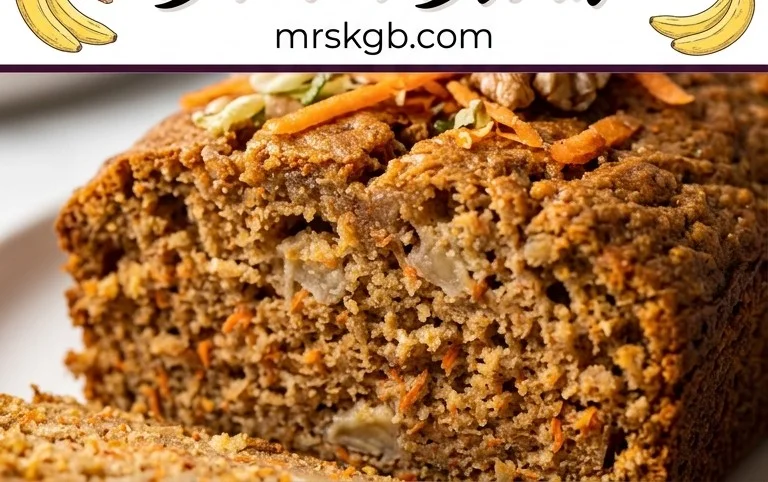 Dairy Free Carrot Cake Banana Bread