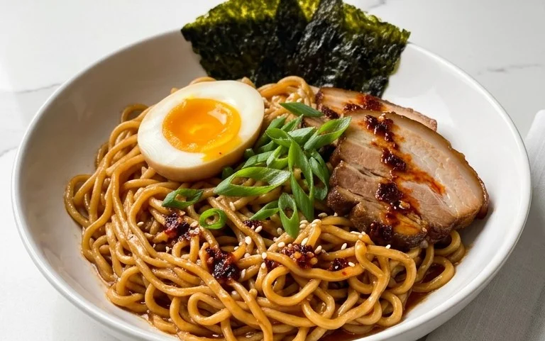 Easy Saucy Ramen Noodles
