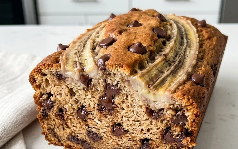 Easy Chocolate Chip Banana Bread