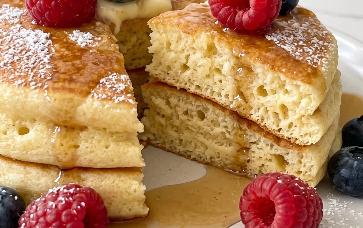 Fluffy Japanese Soufflé Pancakes