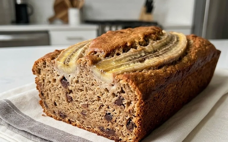 Healthy 5-Ingredient Flourless Banana Bread