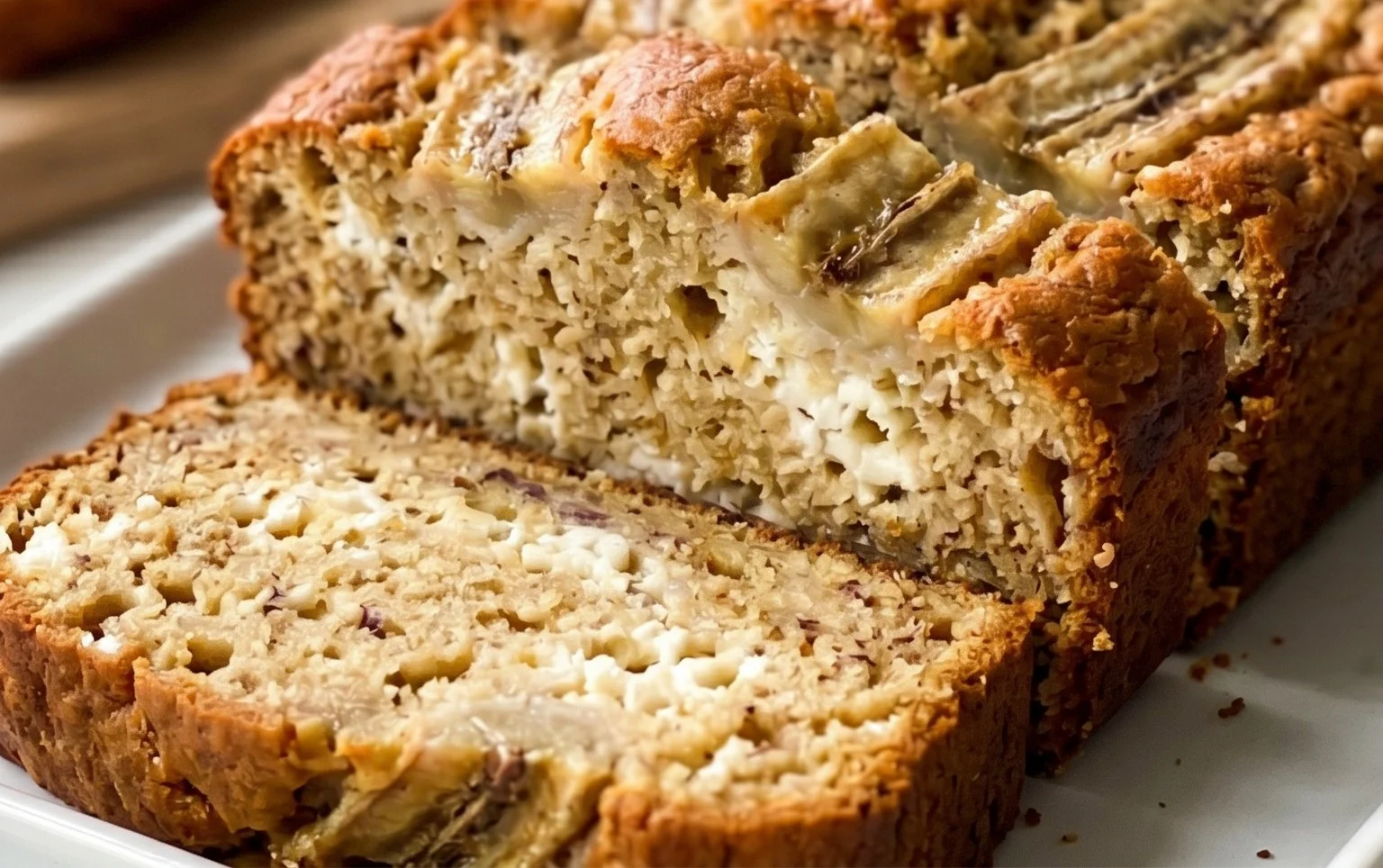 Cottage Cheese Banana Bread