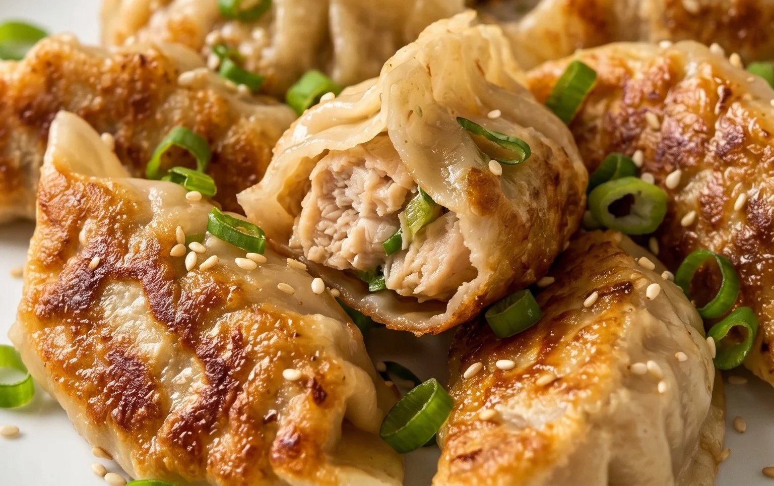 Chicken Potstickers (Pan Fried Dumplings)