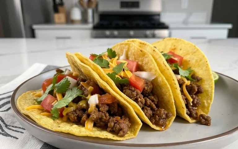 Crispy Ground Beef Tacos