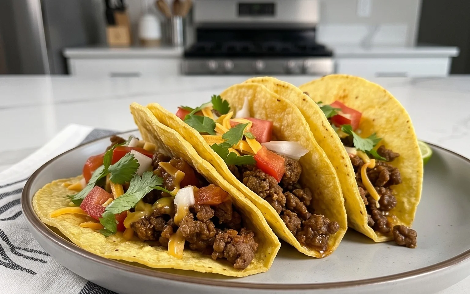 Crispy Ground Beef Tacos