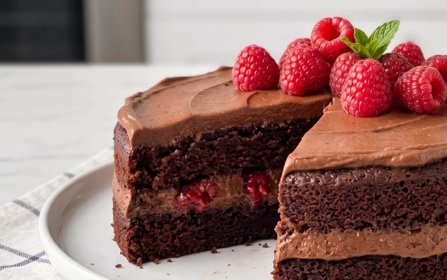 Chocolate Raspberry Cake