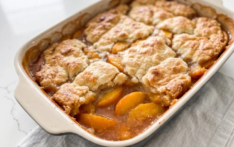 Fresh Peach Cobbler
