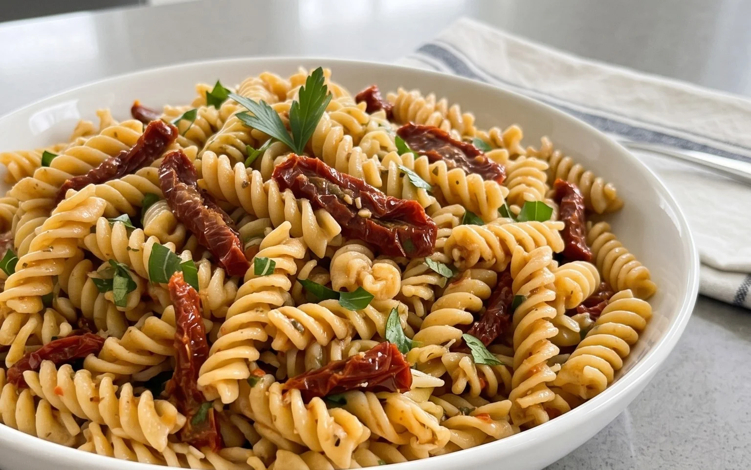 Sun Dried Tomato Pasta Salad