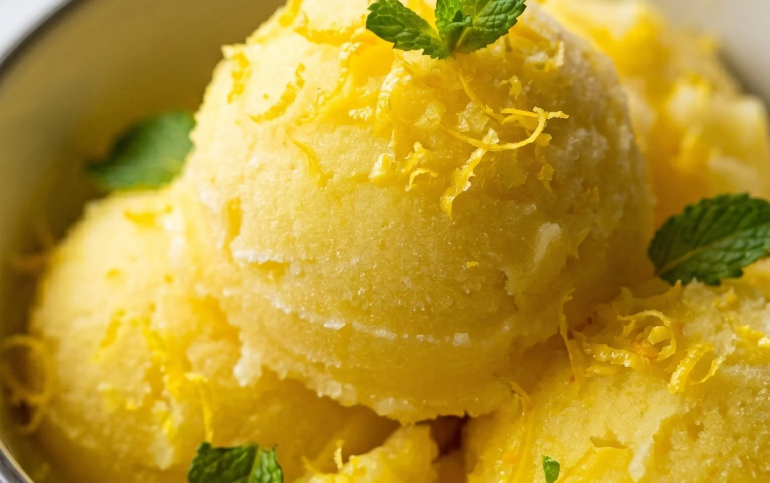 Lemon Sorbet