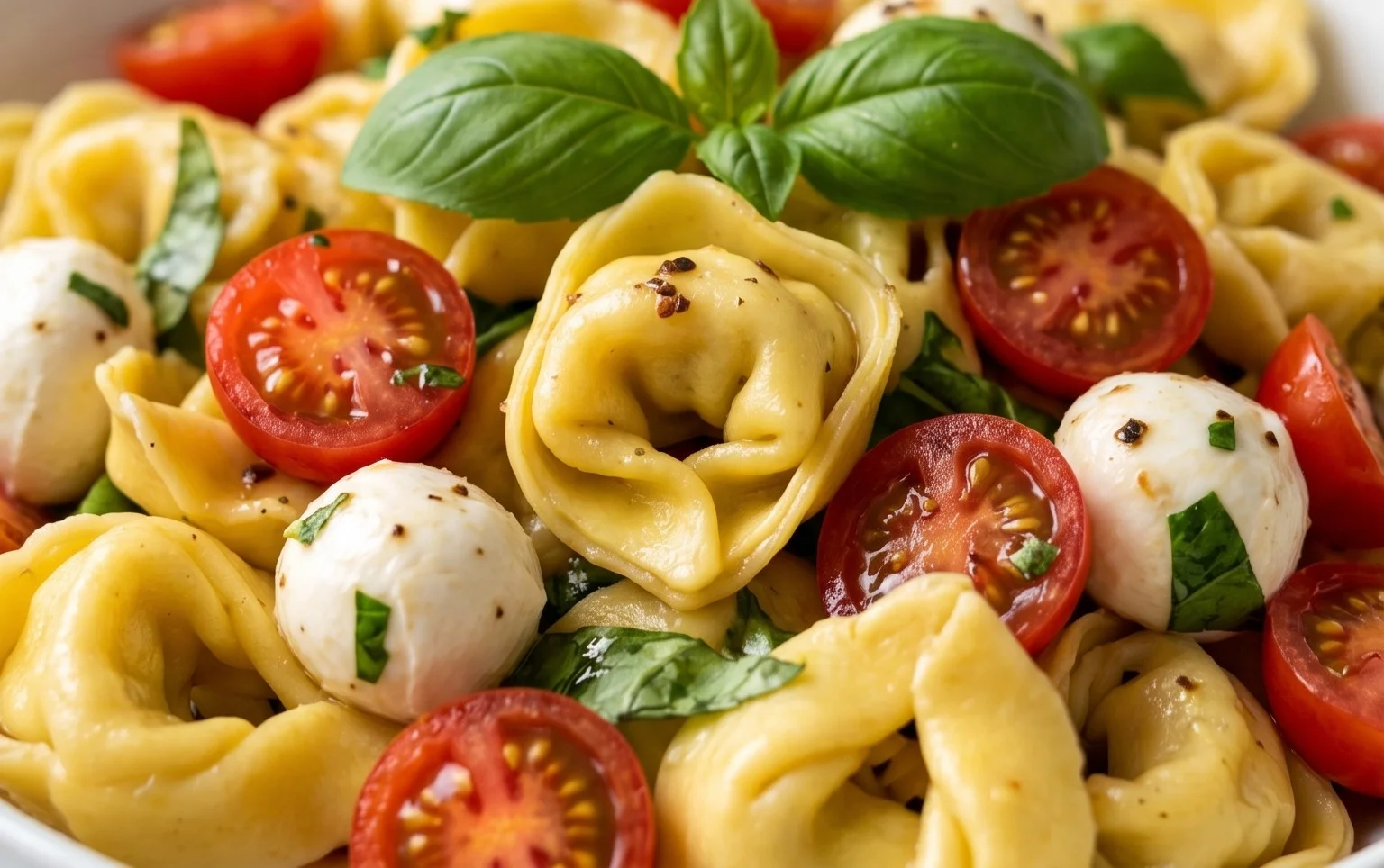Tortellini Caprese Salad