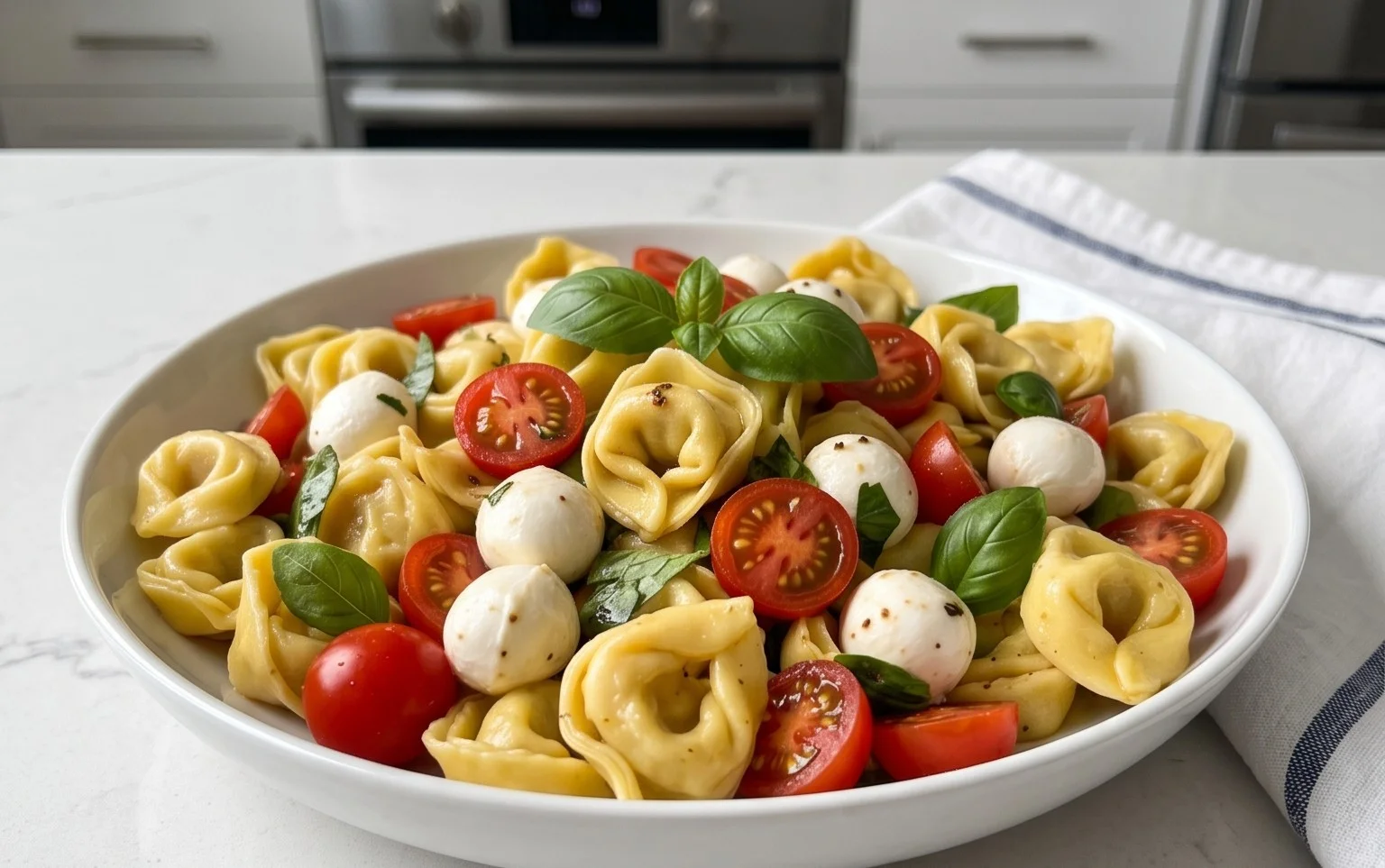 Tortellini Caprese Salad