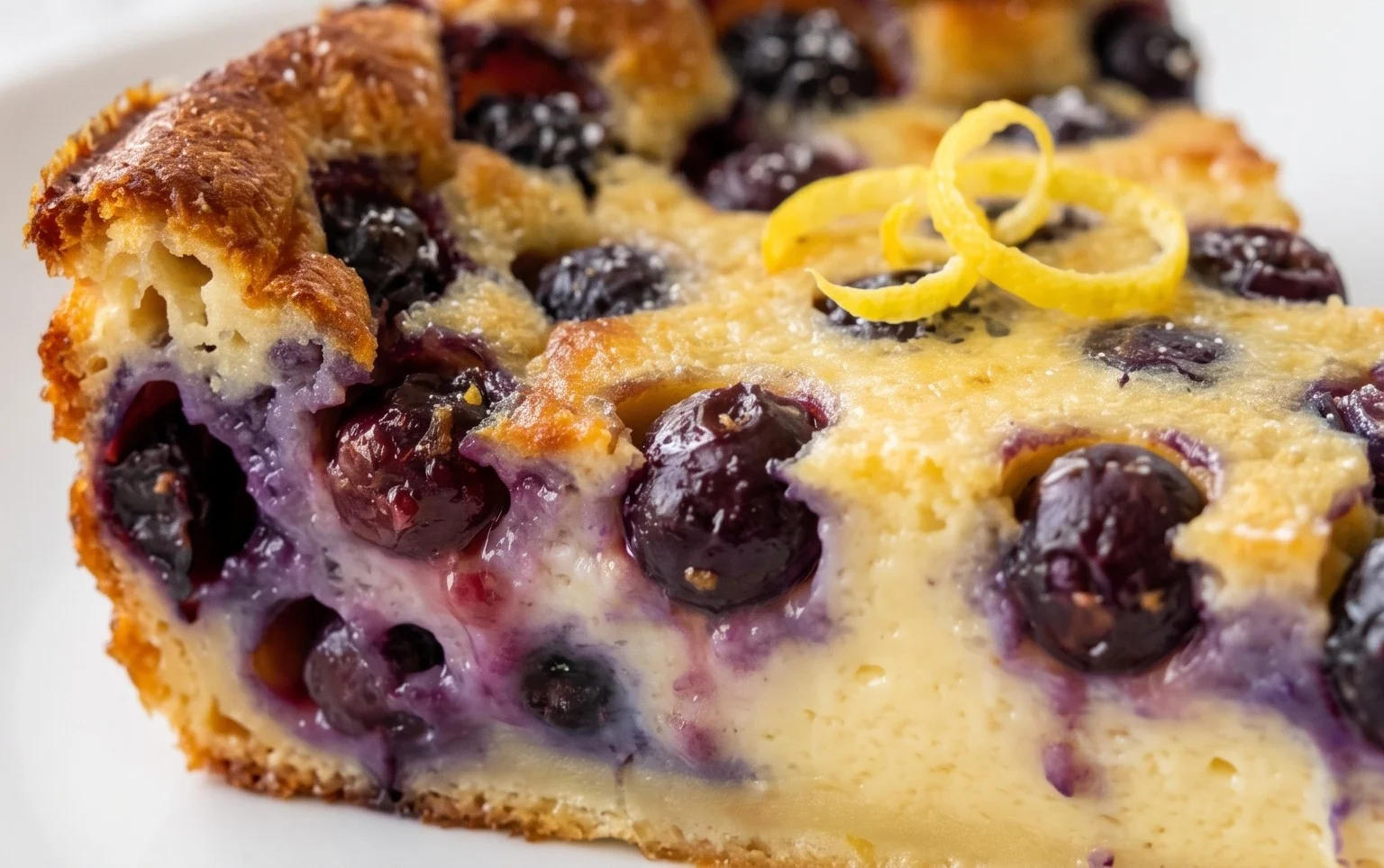 Lemon Blueberry Clafoutis