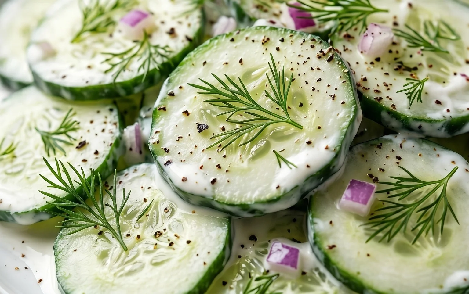 Polish Cucumber Salad