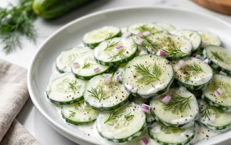 Polish Cucumber Salad