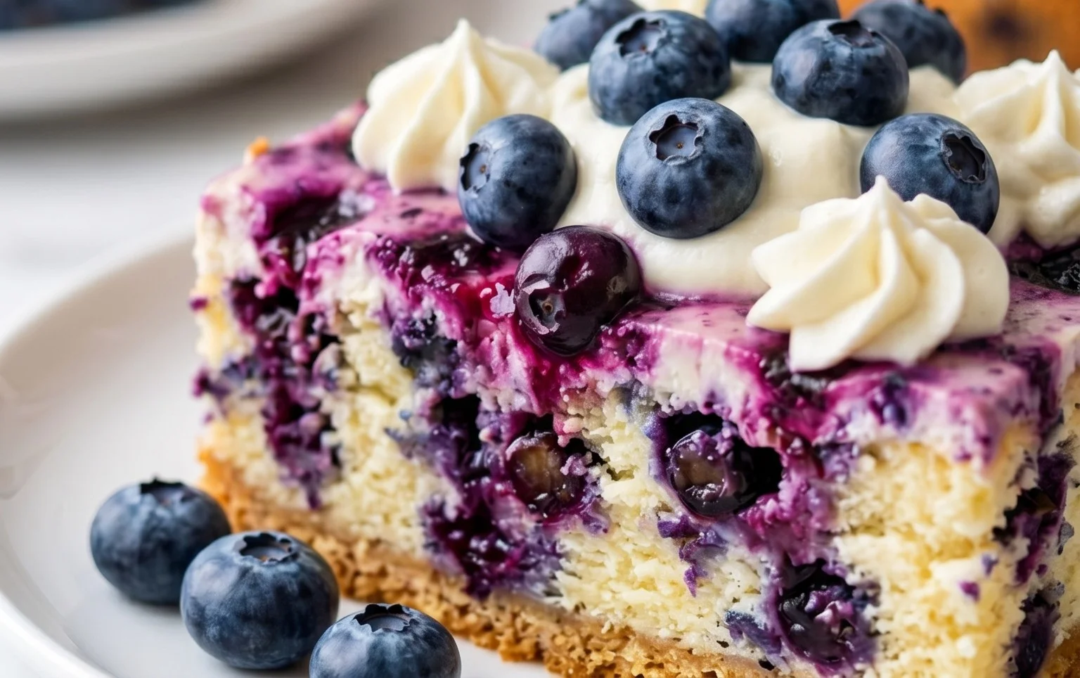 Nova Scotia Blueberry Cream Cake
