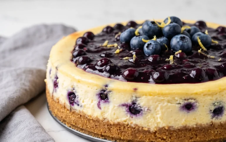 Lemon Blueberry Cheesecake