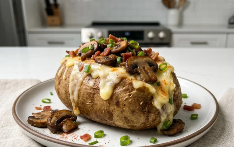 The Ultimate Stuffed Baked Potatoes with Mushrooms