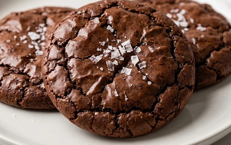 Salted Brownie Cookies