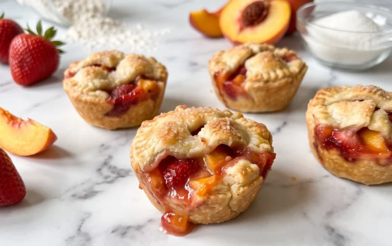 Strawberry Peach Pie Bites
