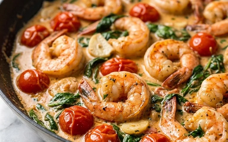 Tuscan Shrimp (One-Pan, 30-Minute Dinner)