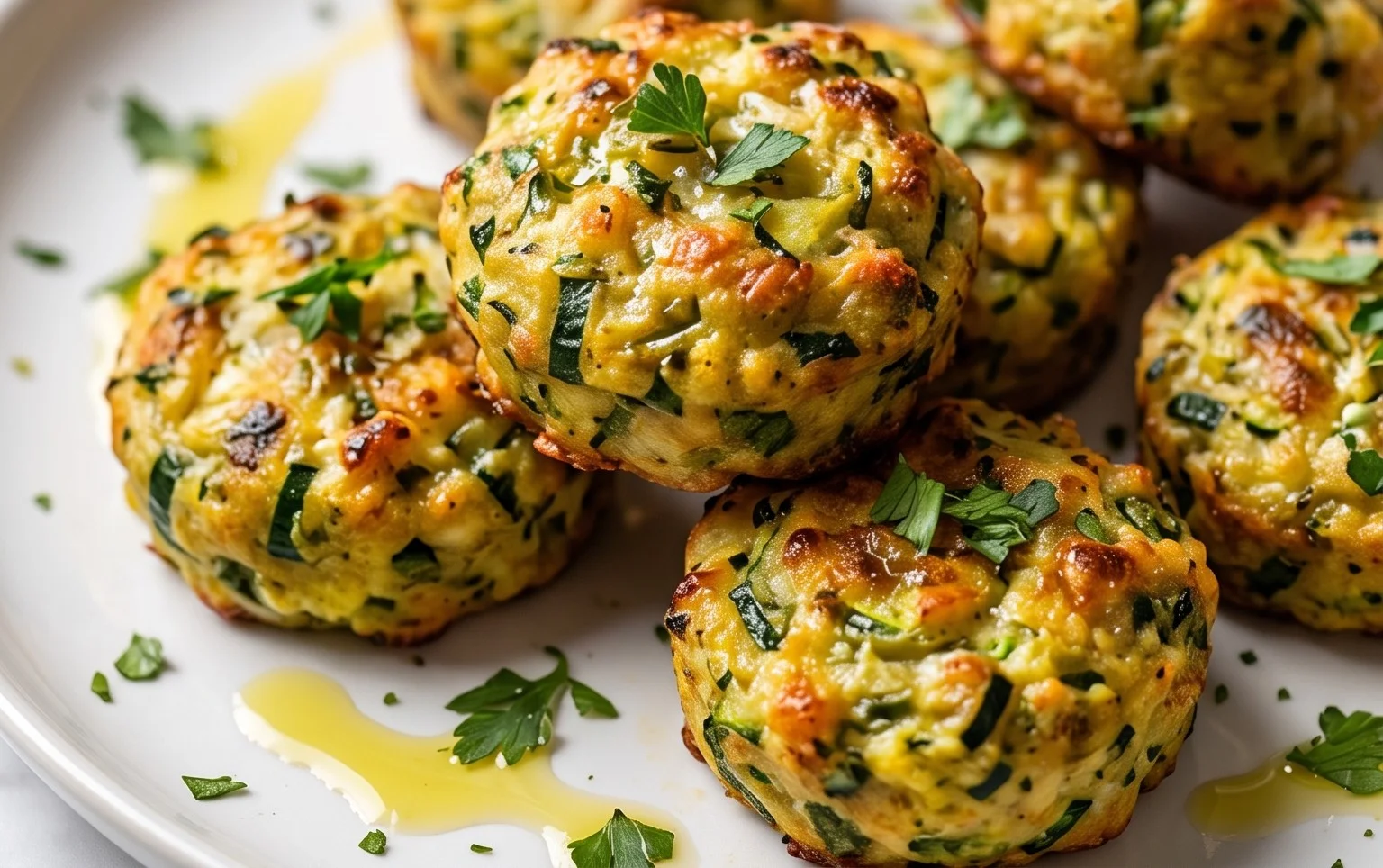 Zucchini Garlic Bites