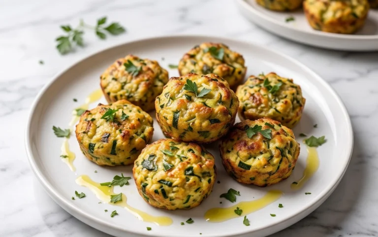 Zucchini Garlic Bites